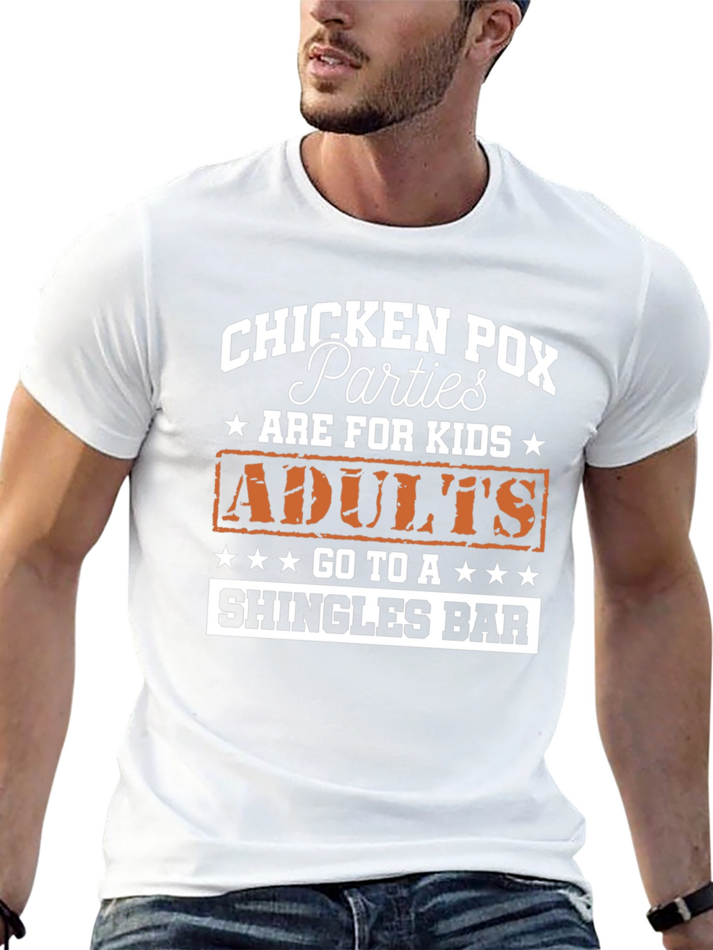 Chicken Pox Parties Adults Shingles Bar T-Shirt