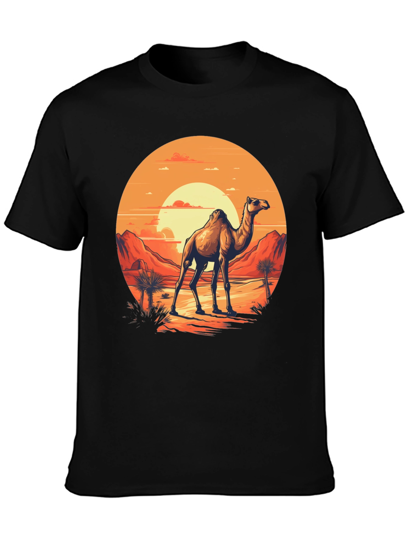 Desert Camel Graphic T-Shirt