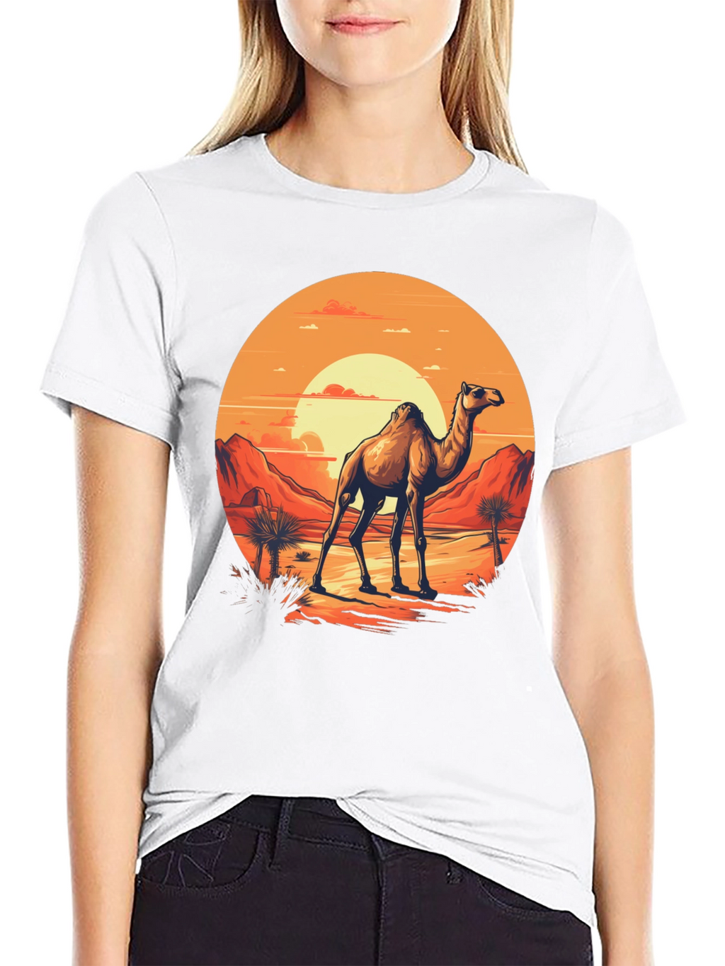 Desert Camel Graphic T-Shirt