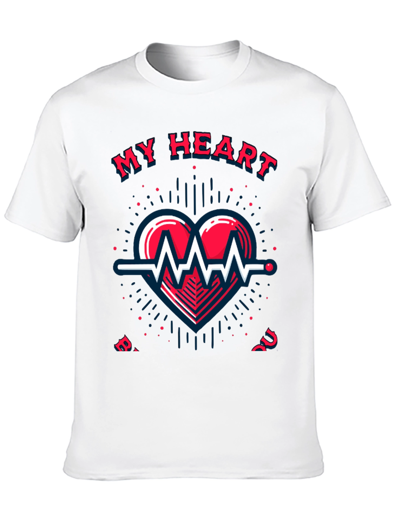 My Heart Beats For You Graphic Tee