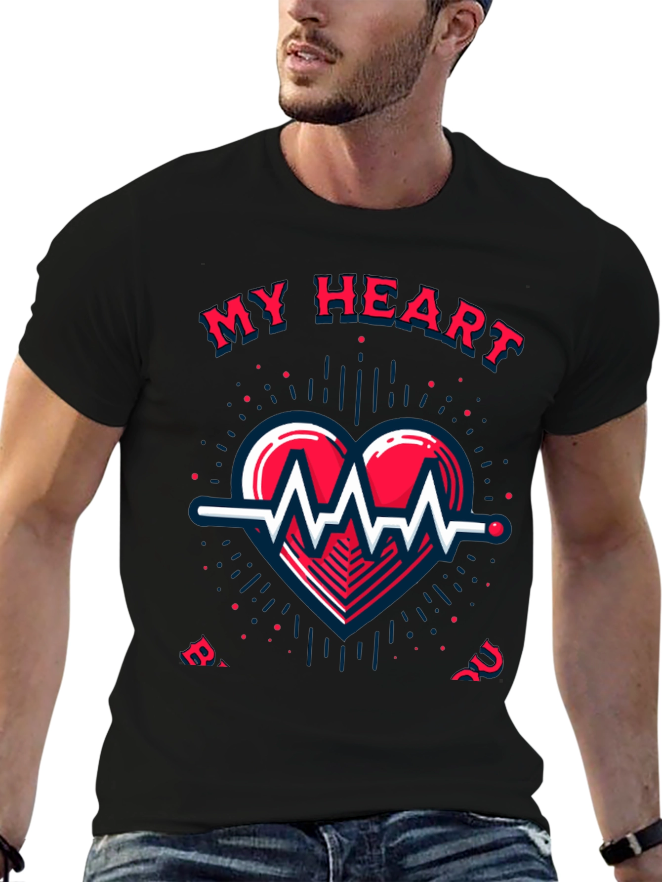 My Heart Beats For You Graphic Tee