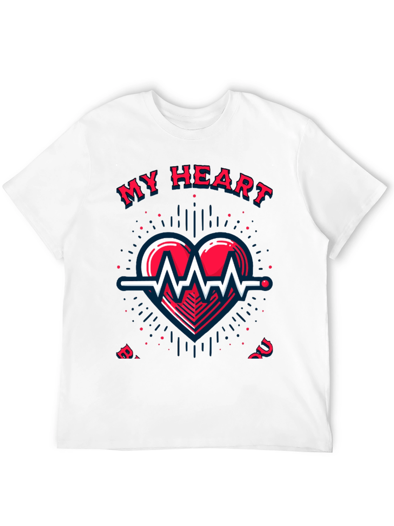 My Heart Beats For You Graphic Tee