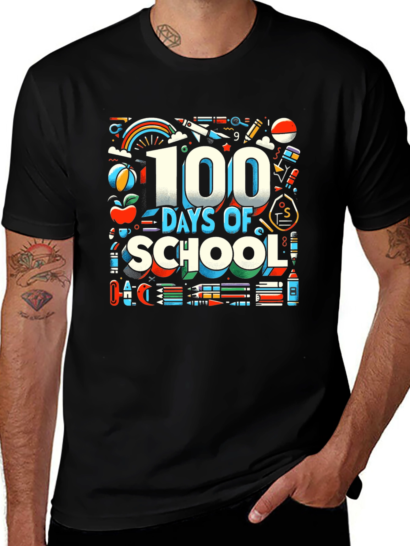100 Days of School Graphic Tee