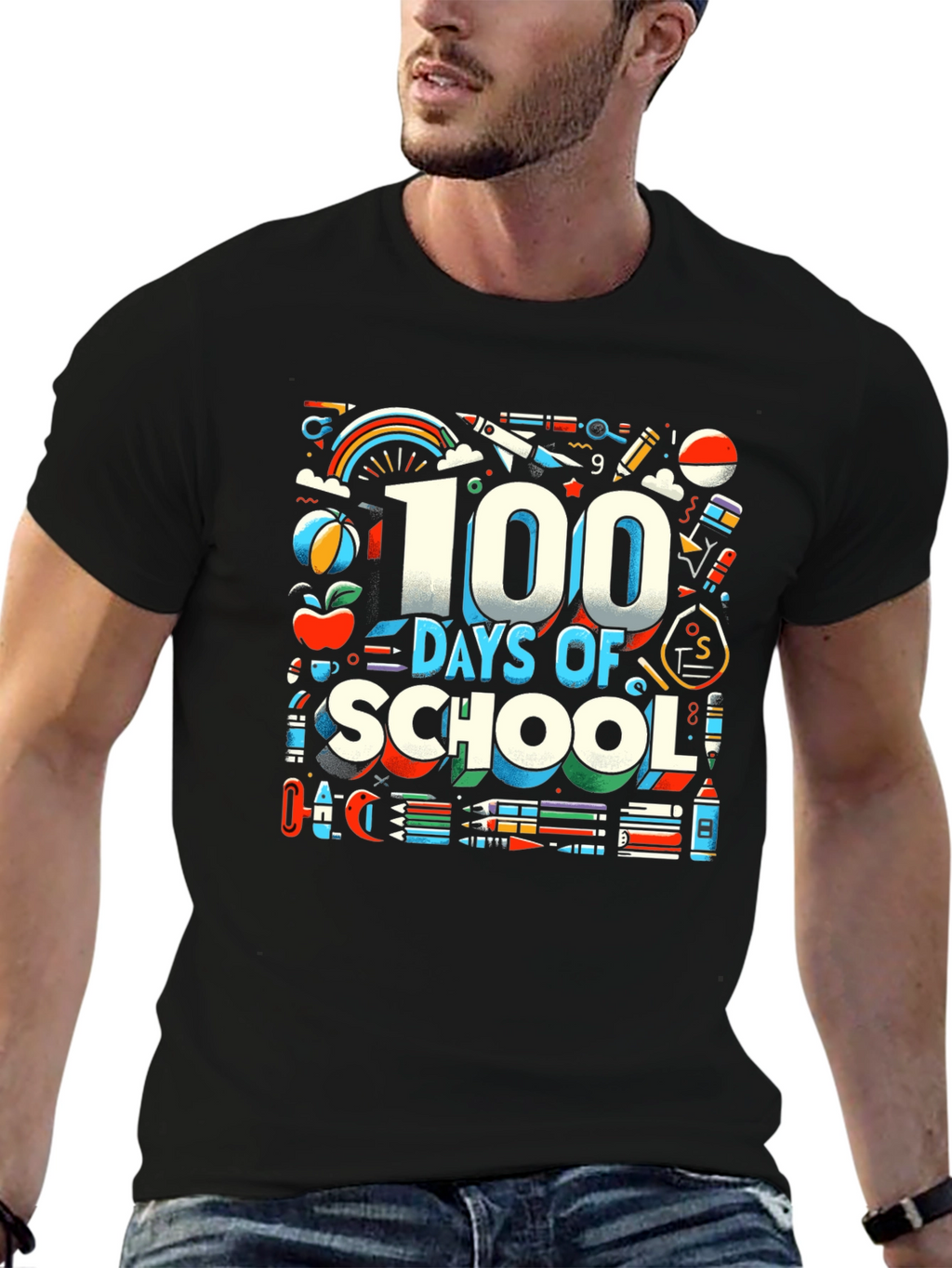 100 Days of School Graphic Tee