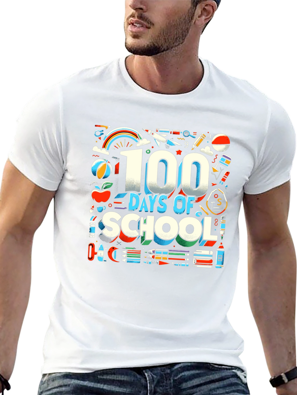 100 Days of School Graphic Tee