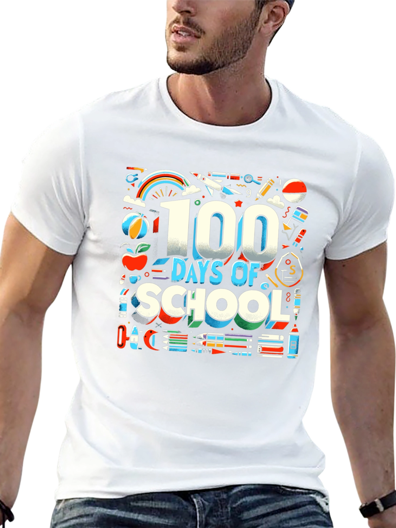 100 Days of School Graphic Tee