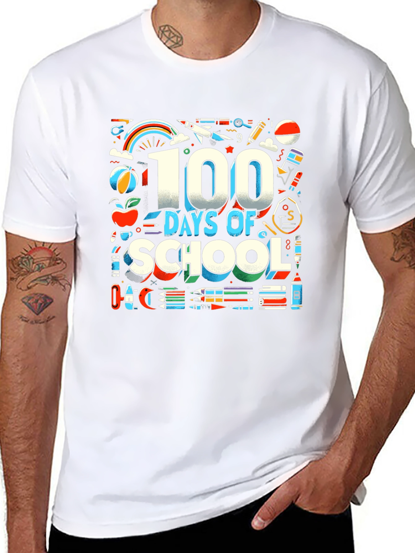 100 Days of School Graphic Tee