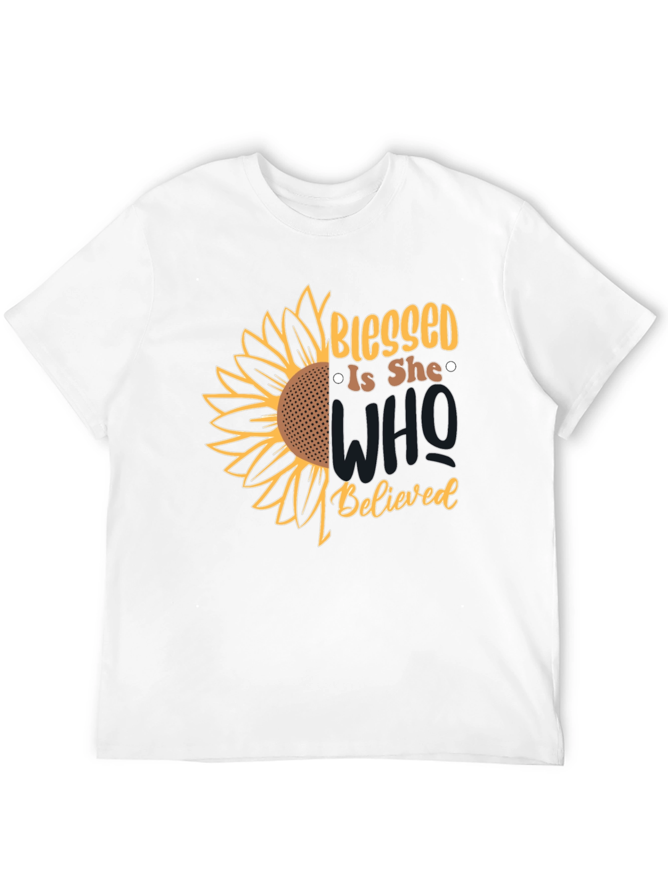 Blessed Is She Sunflower Graphic Tee