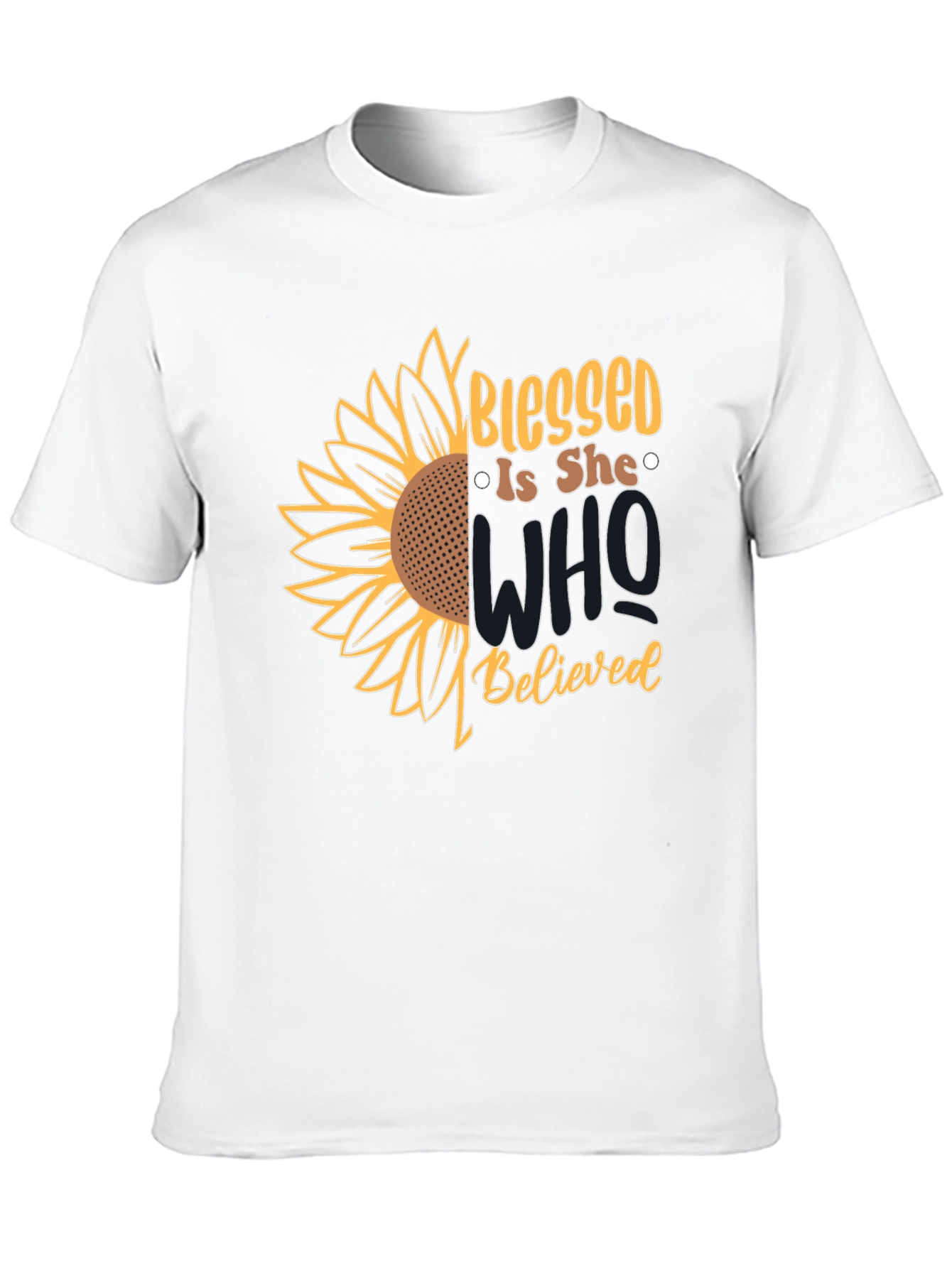 Blessed Is She Sunflower Graphic Tee