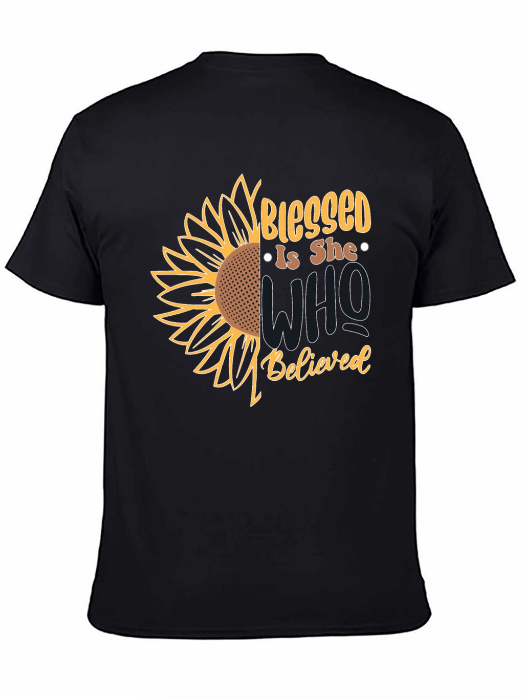 Blessed Is She Sunflower Graphic Tee