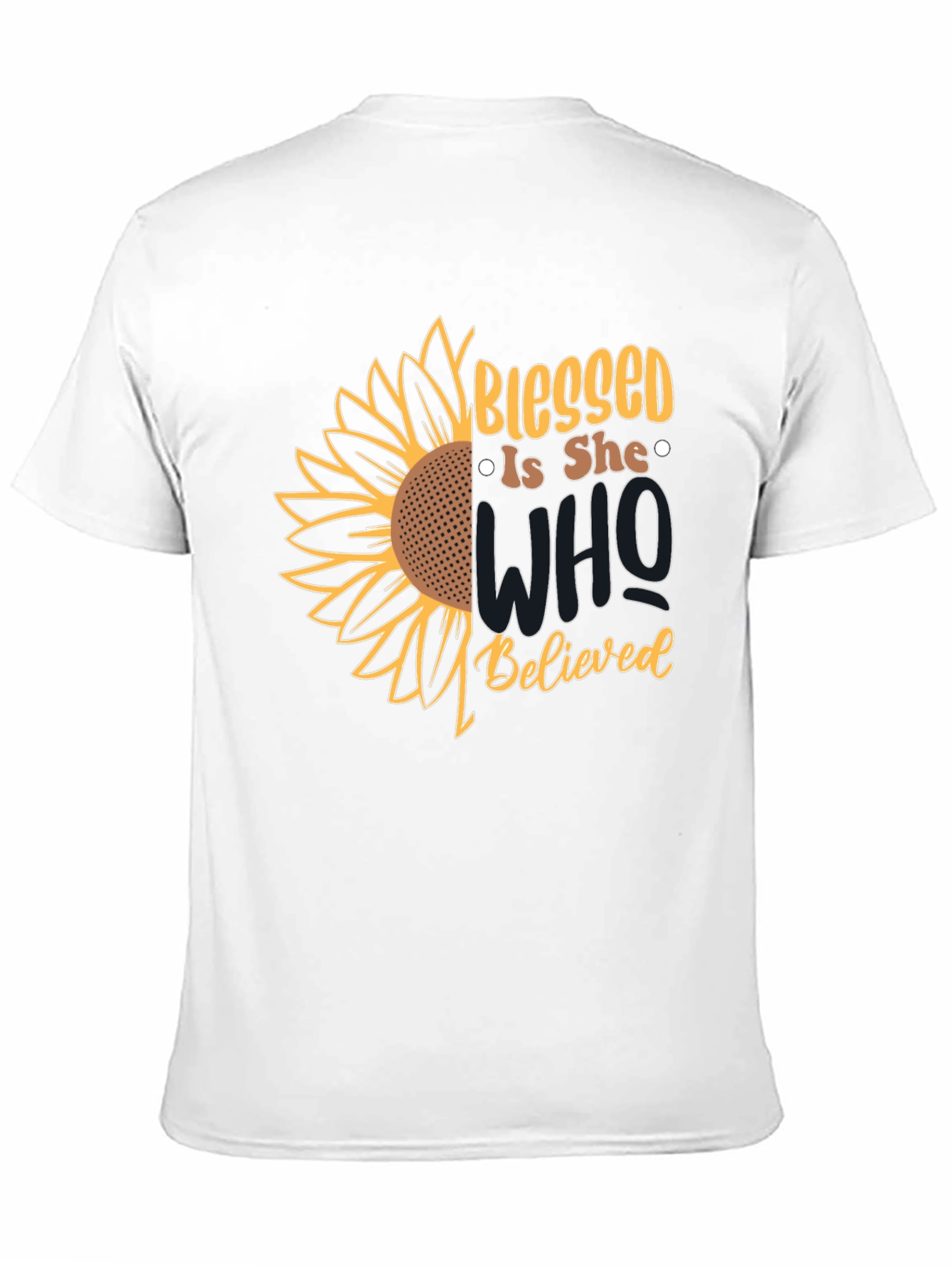 Blessed Is She Sunflower Graphic Tee