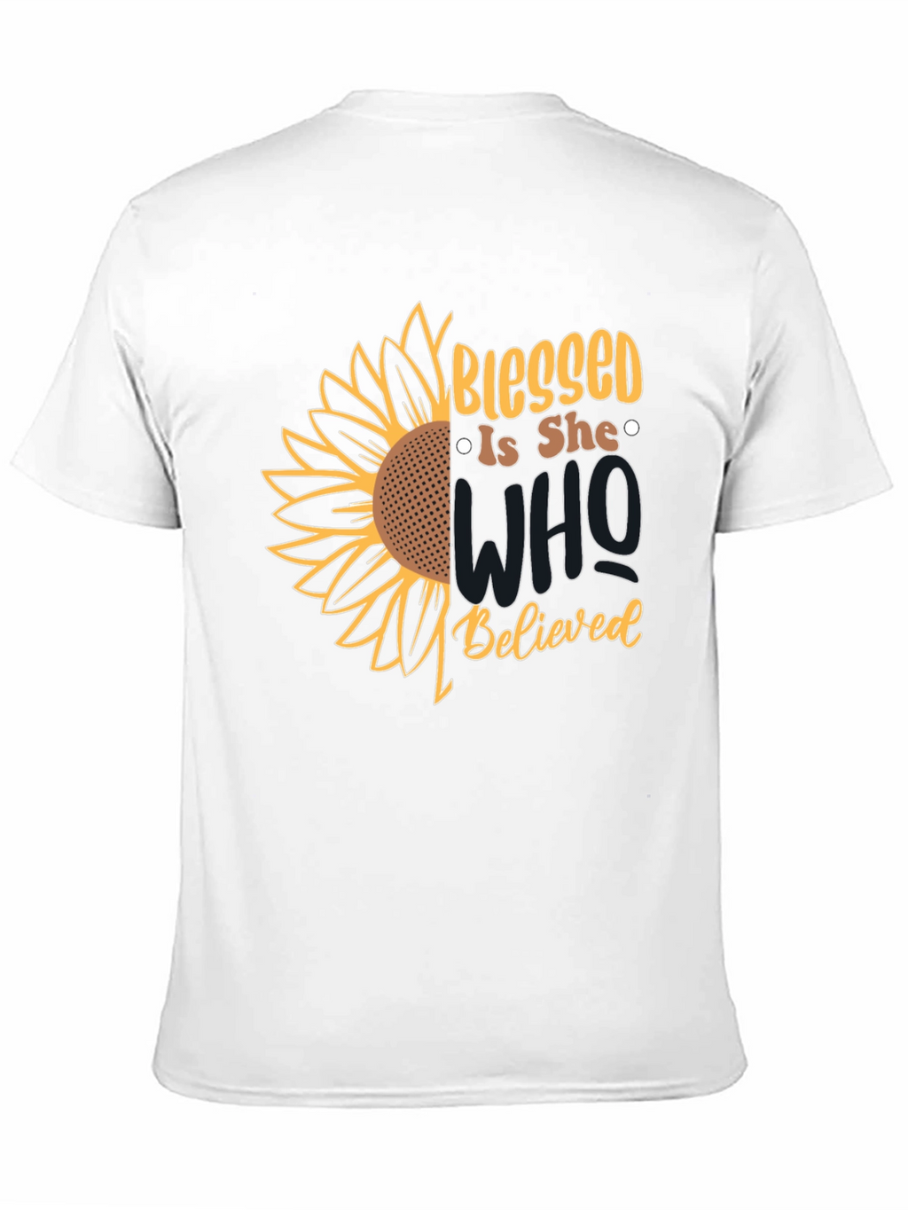 Blessed Is She Sunflower Graphic Tee