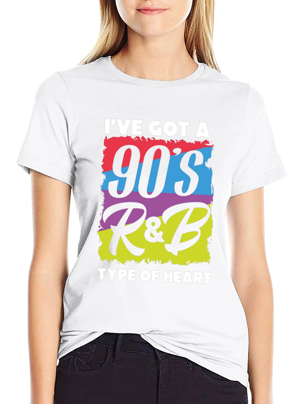 90s R&B Heart Graphic T-Shirt