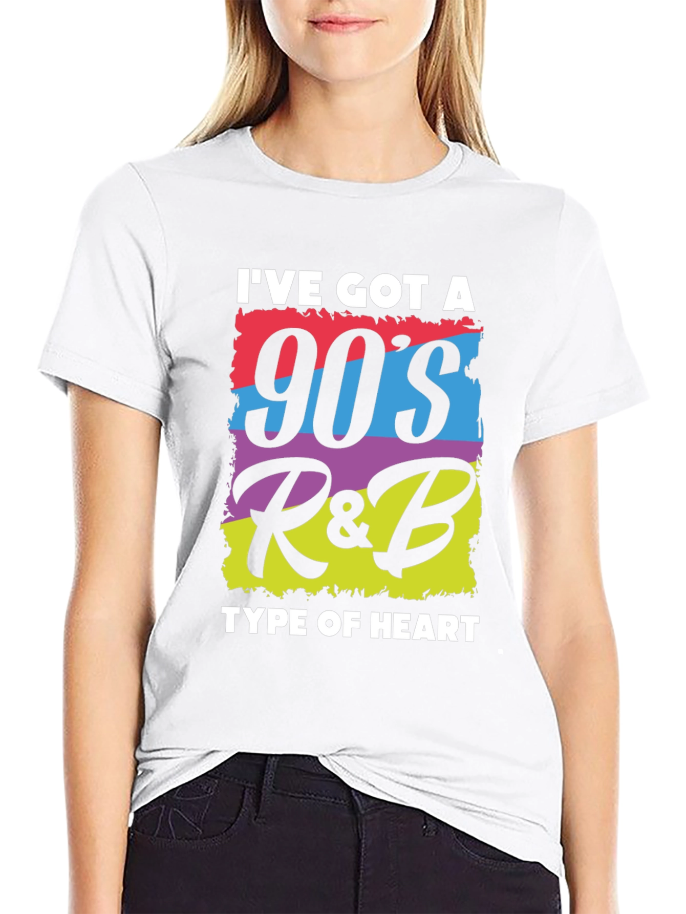 90s R&B Heart Graphic T-Shirt