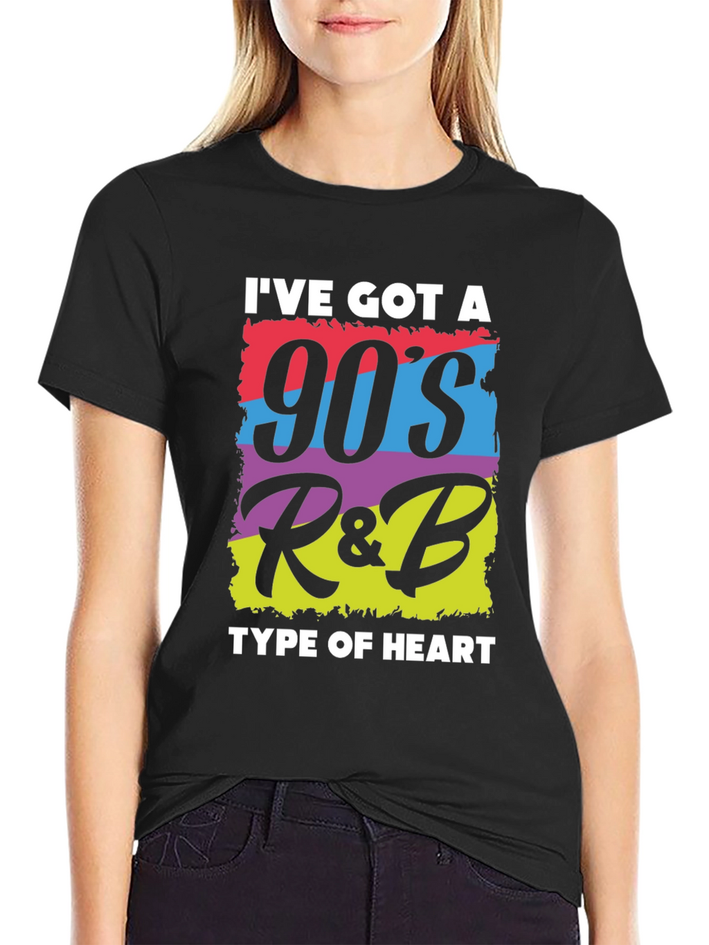 90s R&B Heart Graphic T-Shirt
