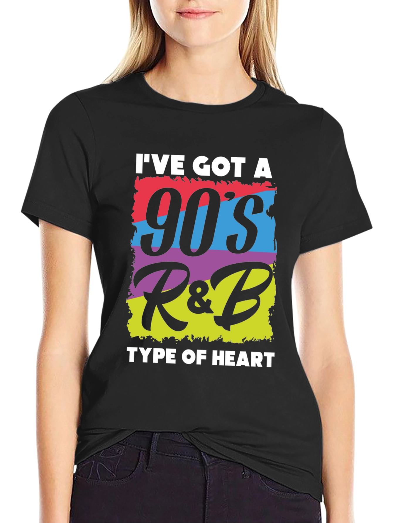90s R&B Heart Graphic T-Shirt