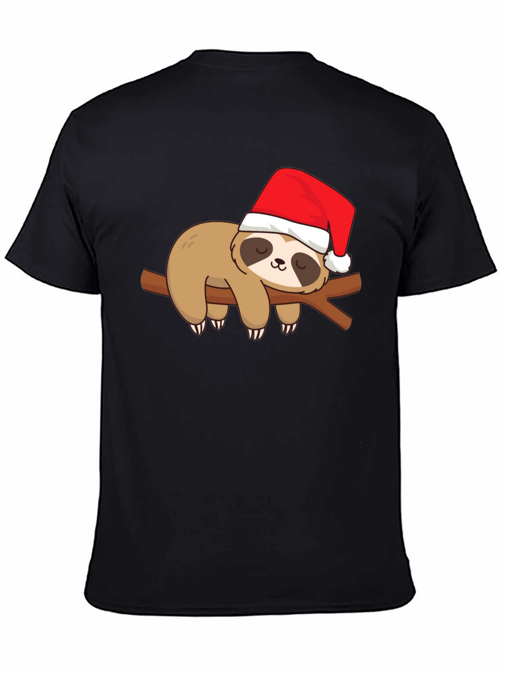 Christmas Sloth Graphic Tee - Holiday Fun!