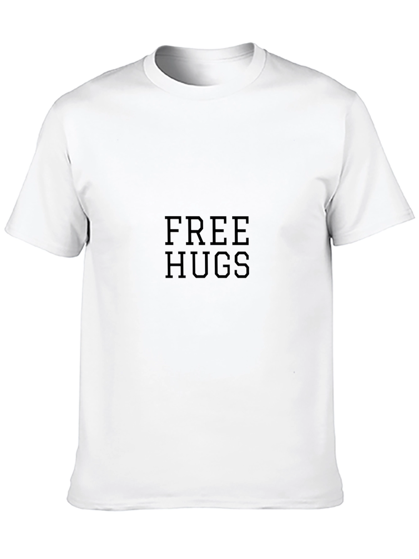 Free Hugs Black Tee - Comfort & Style