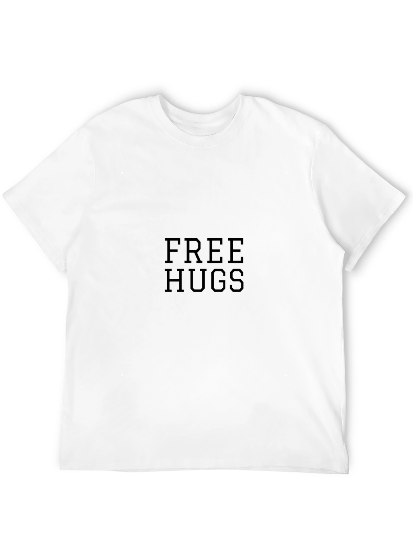 Free Hugs Black Tee - Comfort & Style