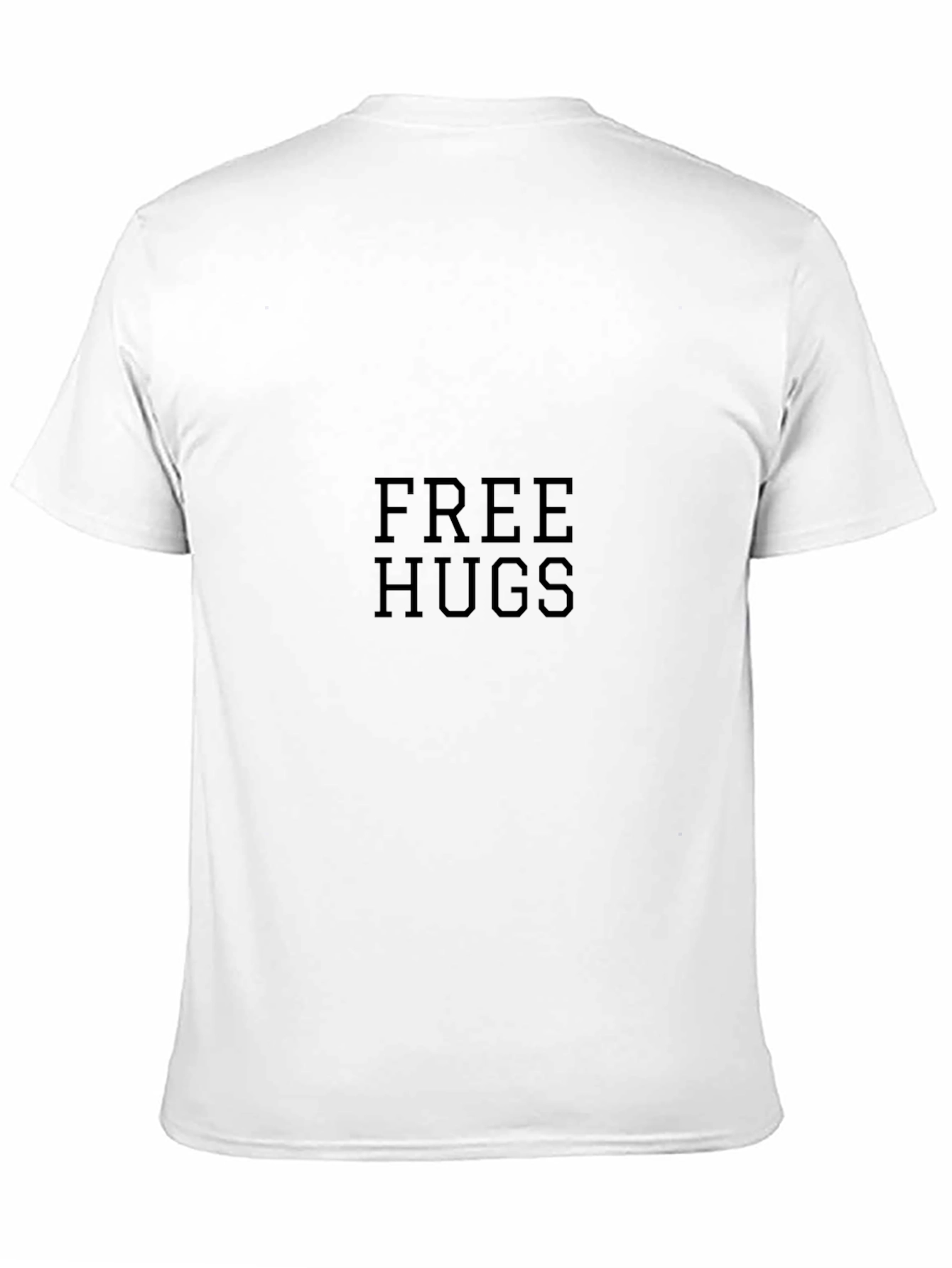 Free Hugs Black Tee - Comfort & Style