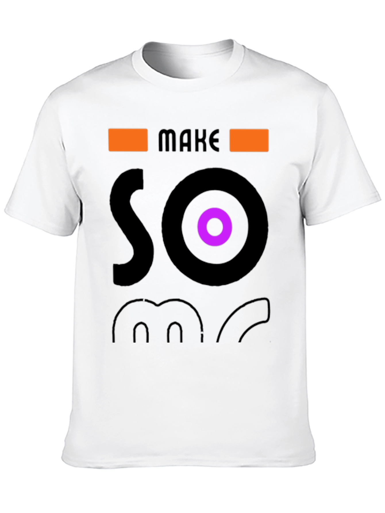 Make Some Noise Graphic Tee - Stylish Black T-Shirt