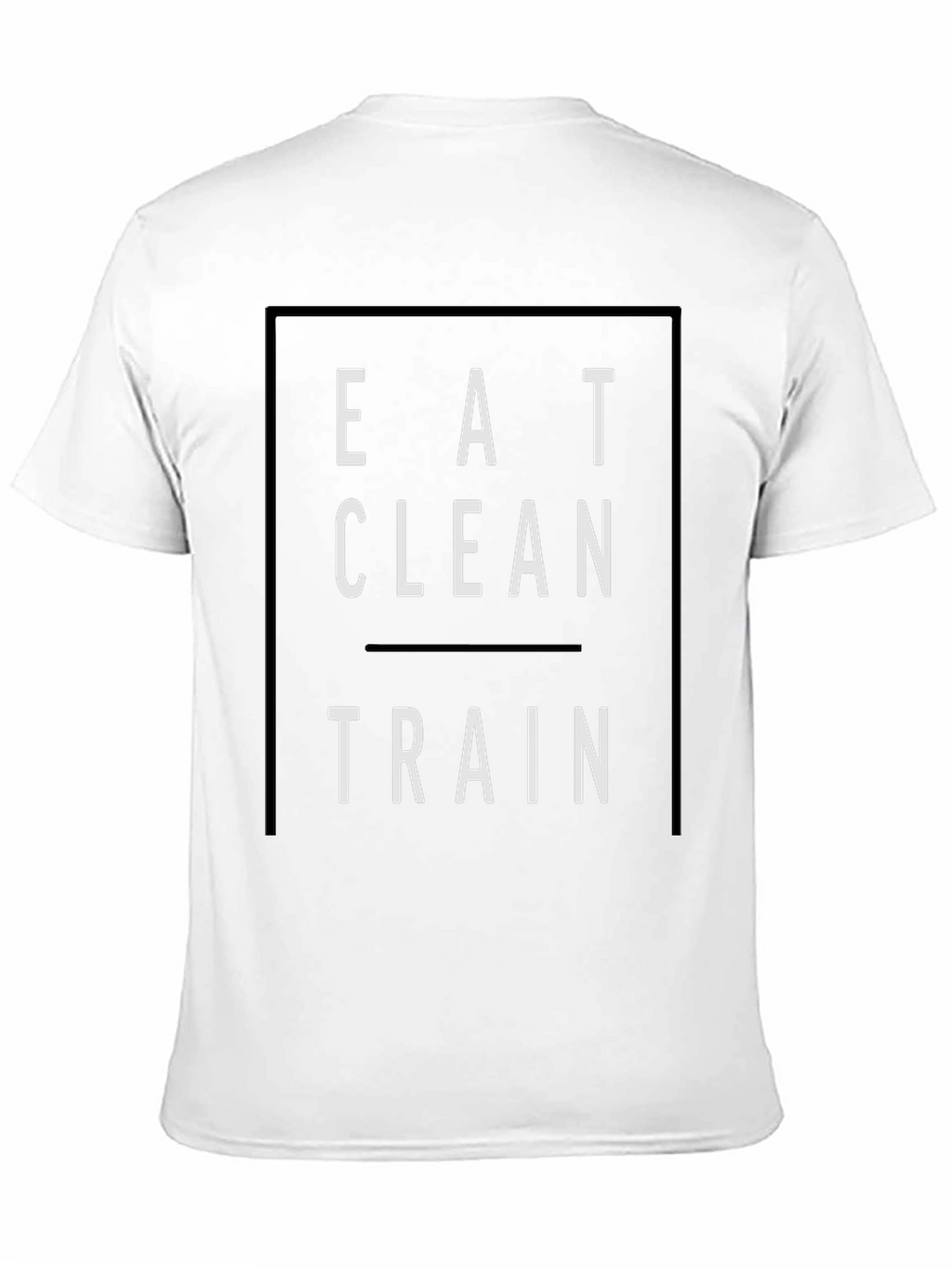 Eat Clean Train Black Graphic Tee