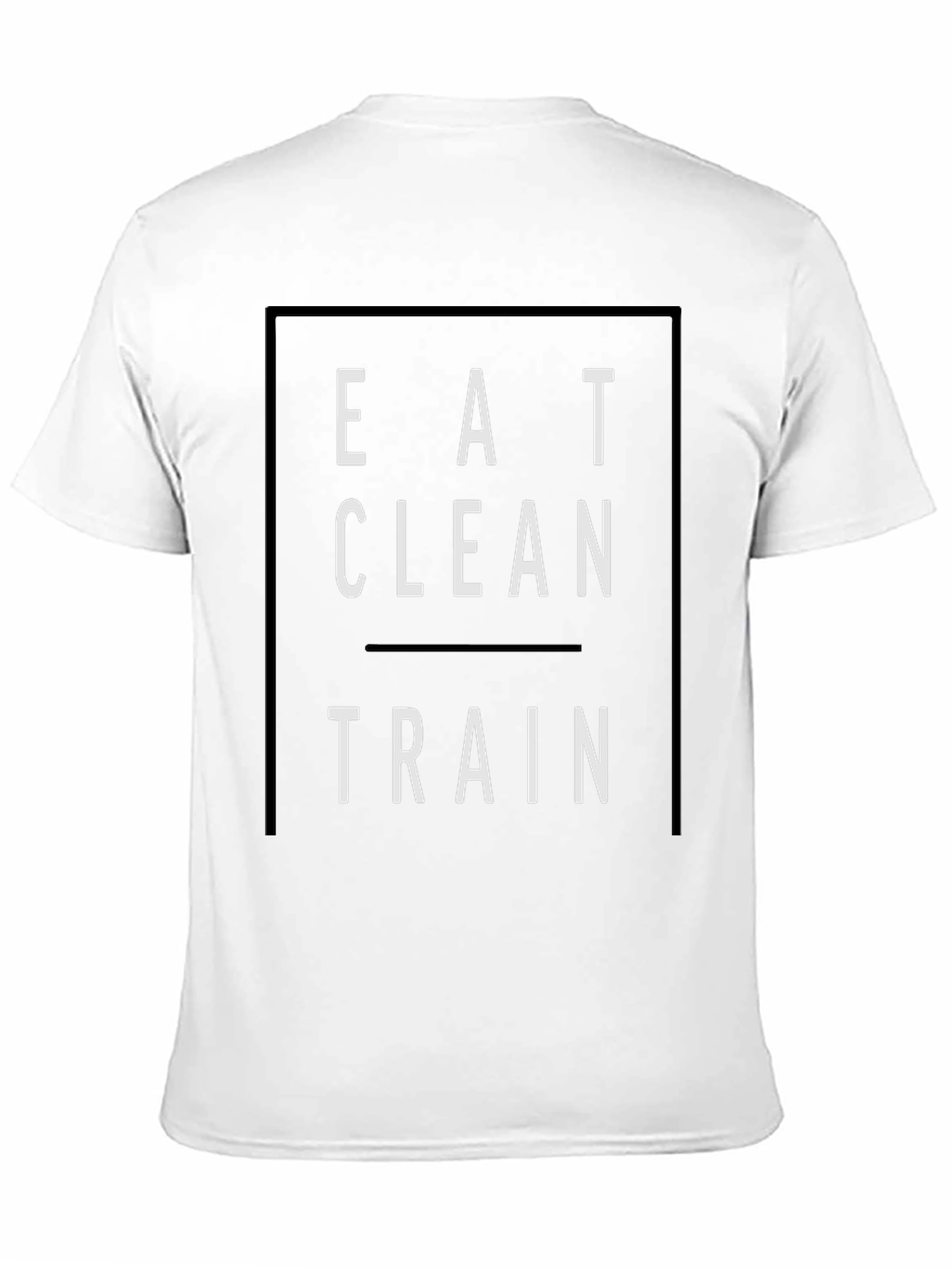 Eat Clean Train Black Graphic Tee