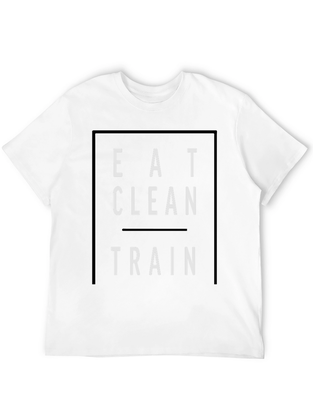Eat Clean Train Black Graphic Tee