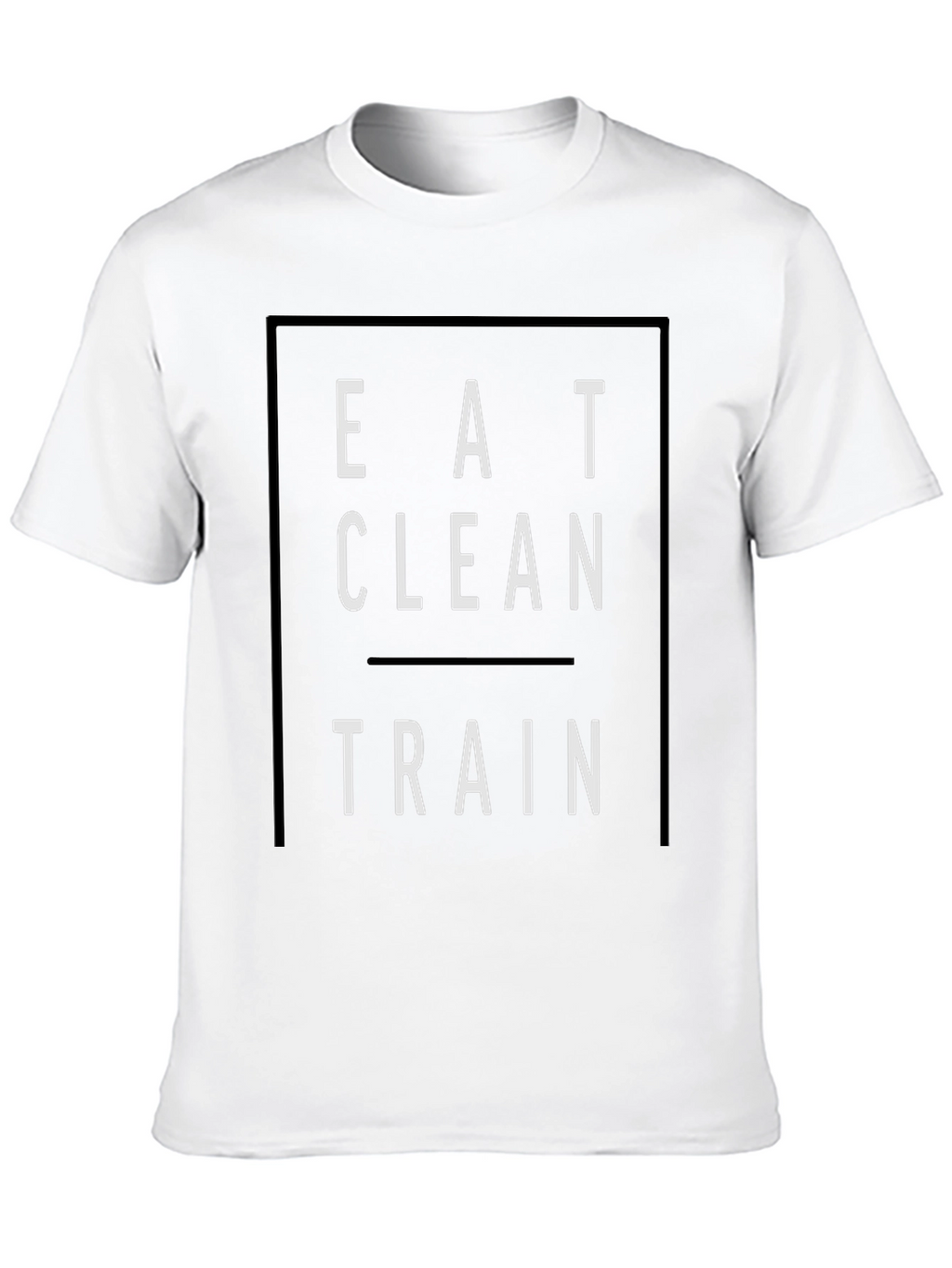 Eat Clean Train Black Graphic Tee