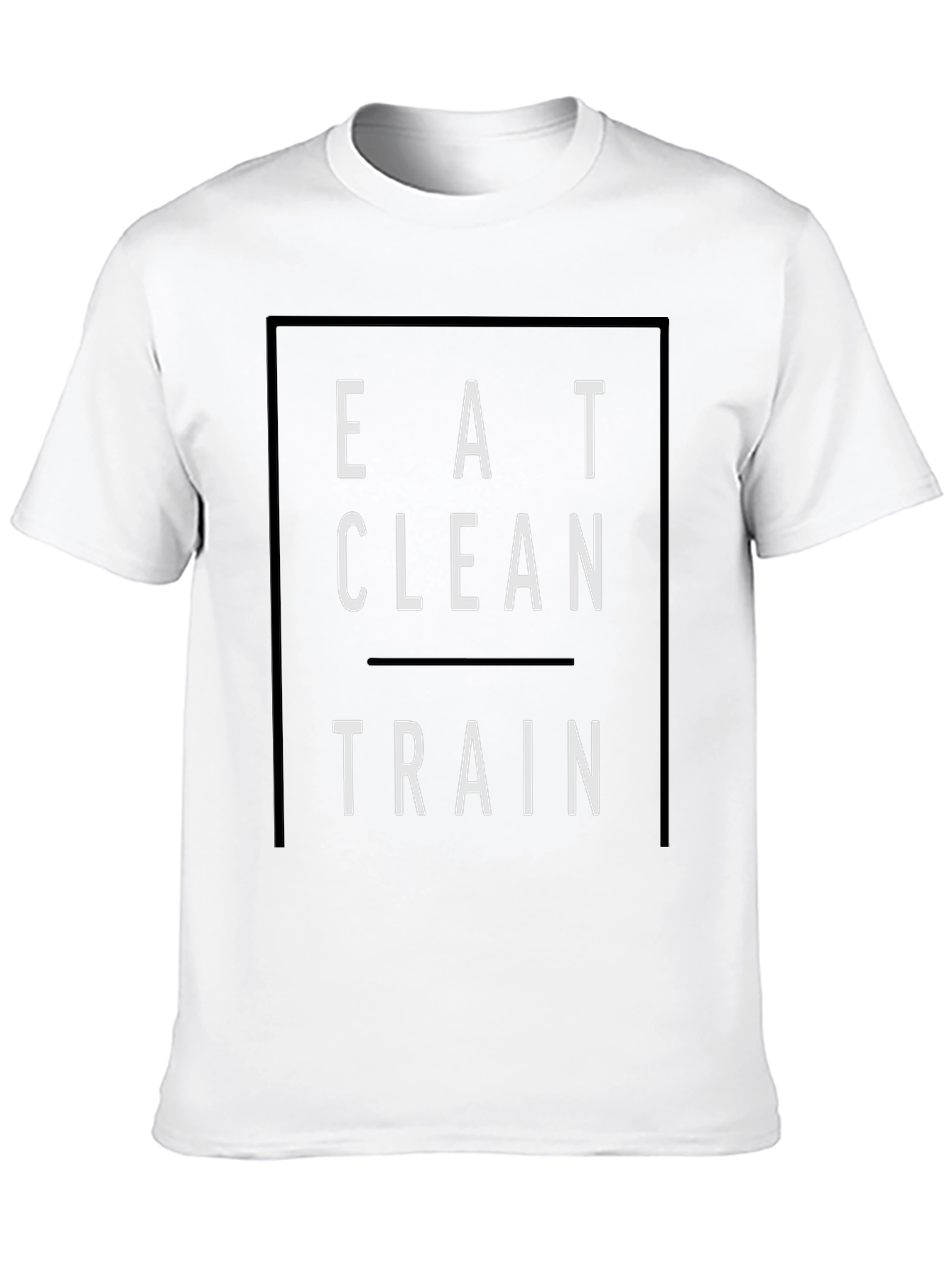 Eat Clean Train Black Graphic Tee