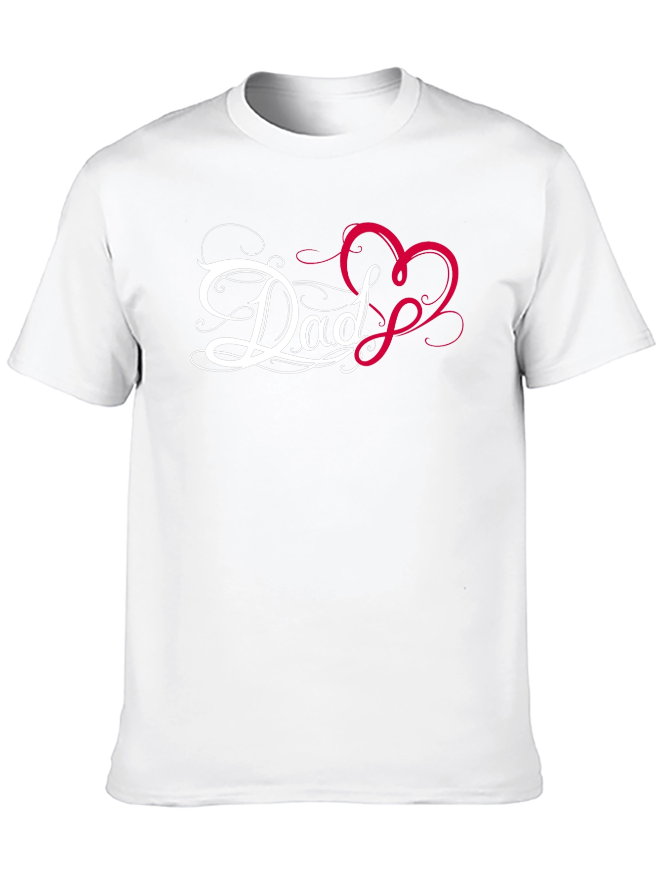 Dad Heart Graphic Tee - Perfect for Fathers Day