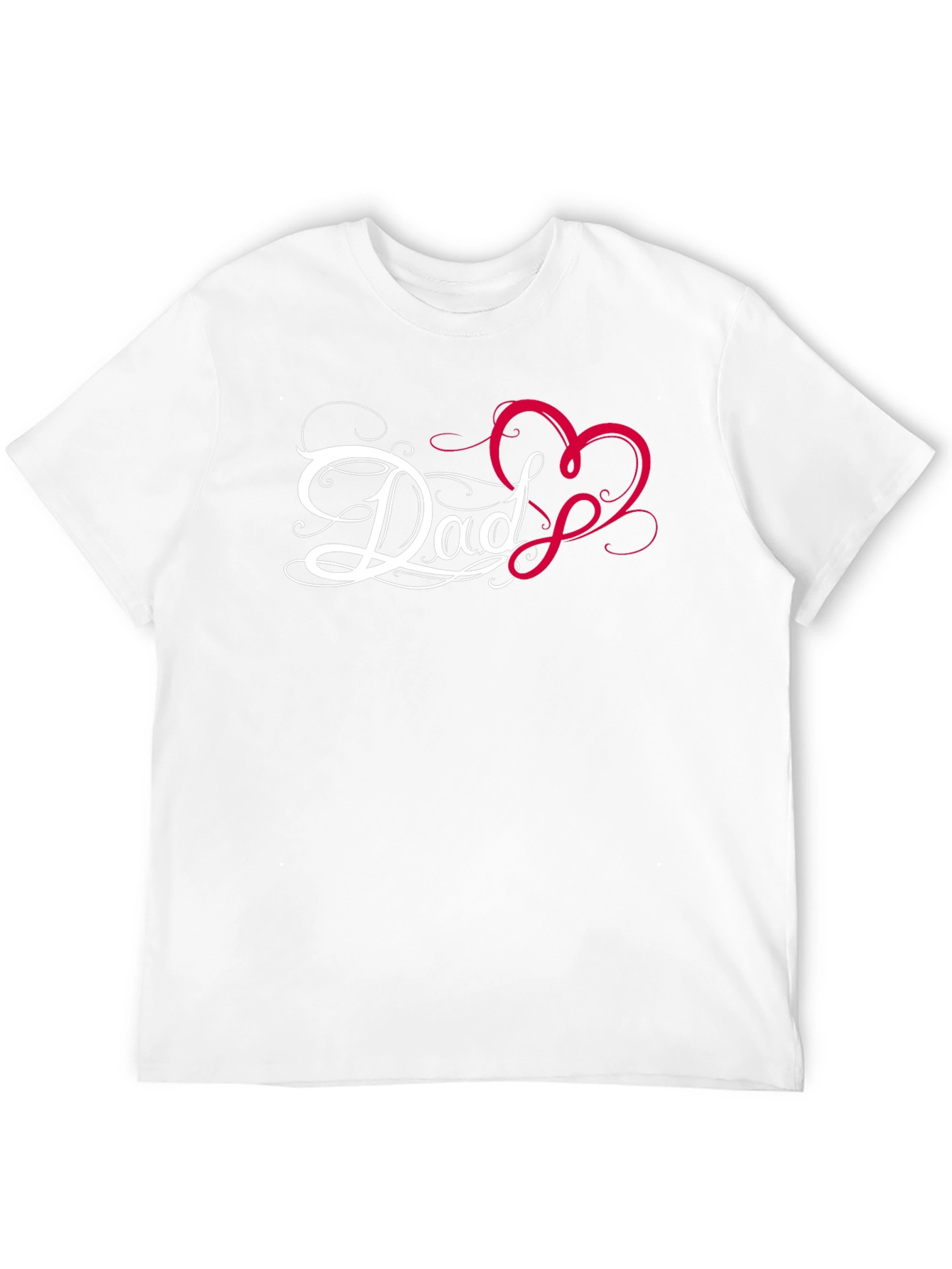 Dad Heart Graphic Tee - Perfect for Fathers Day