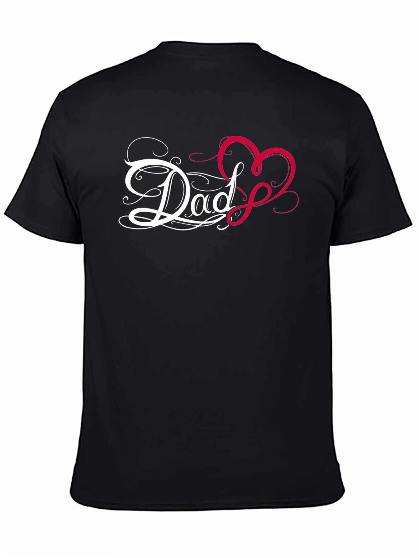 Dad Heart Graphic Tee - Perfect for Fathers Day