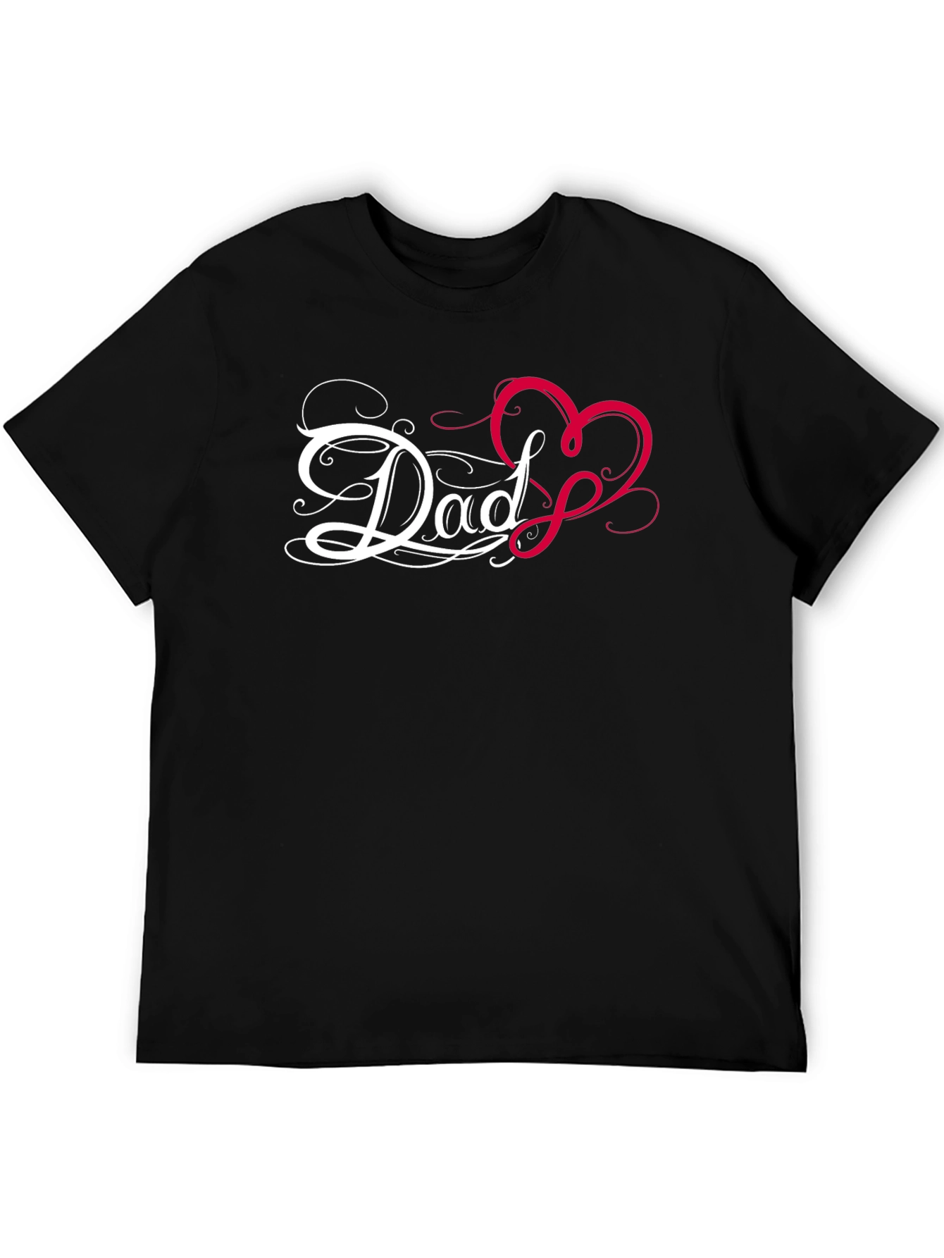 Dad Heart Graphic Tee - Perfect for Fathers Day