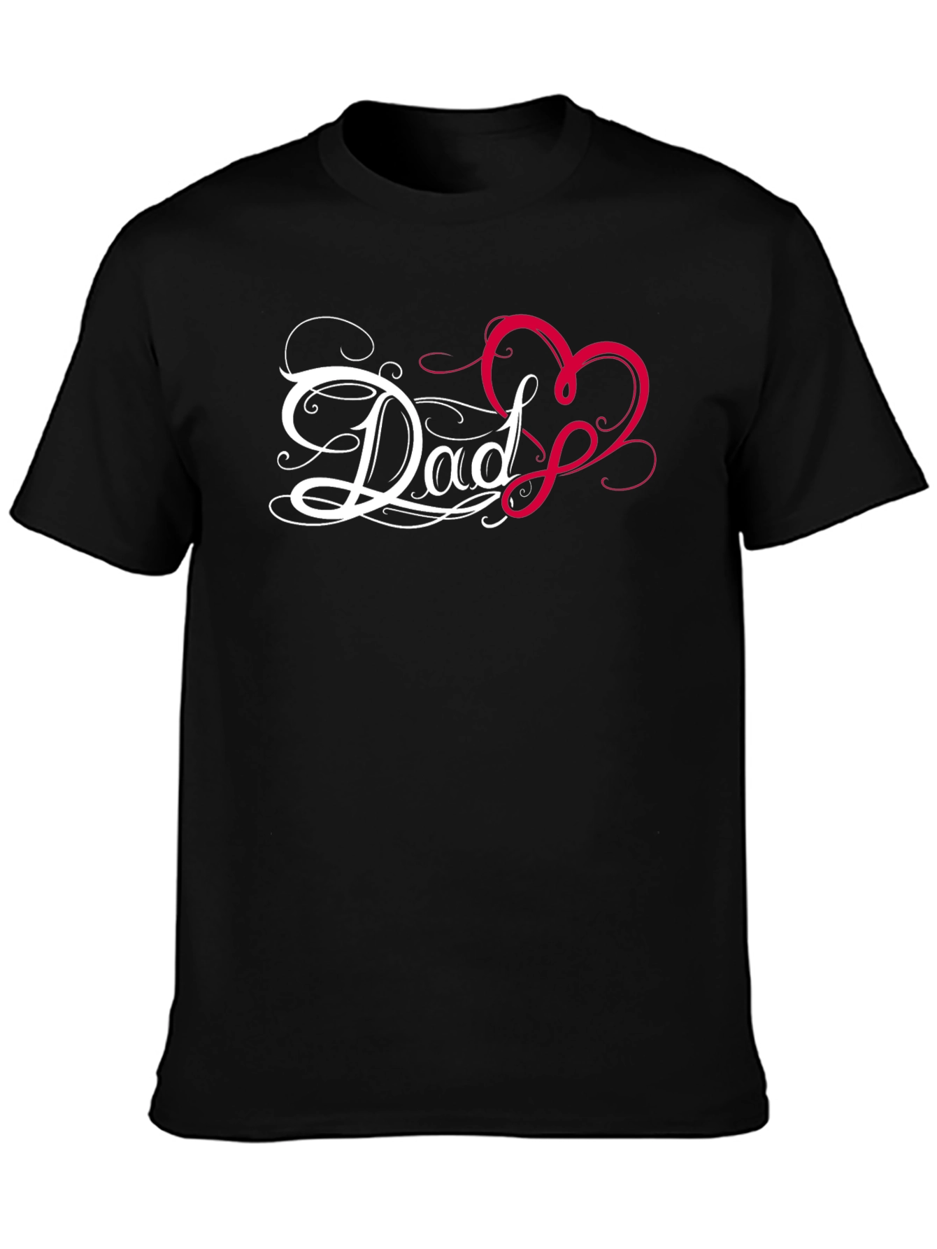 Dad Heart Graphic Tee - Perfect for Fathers Day