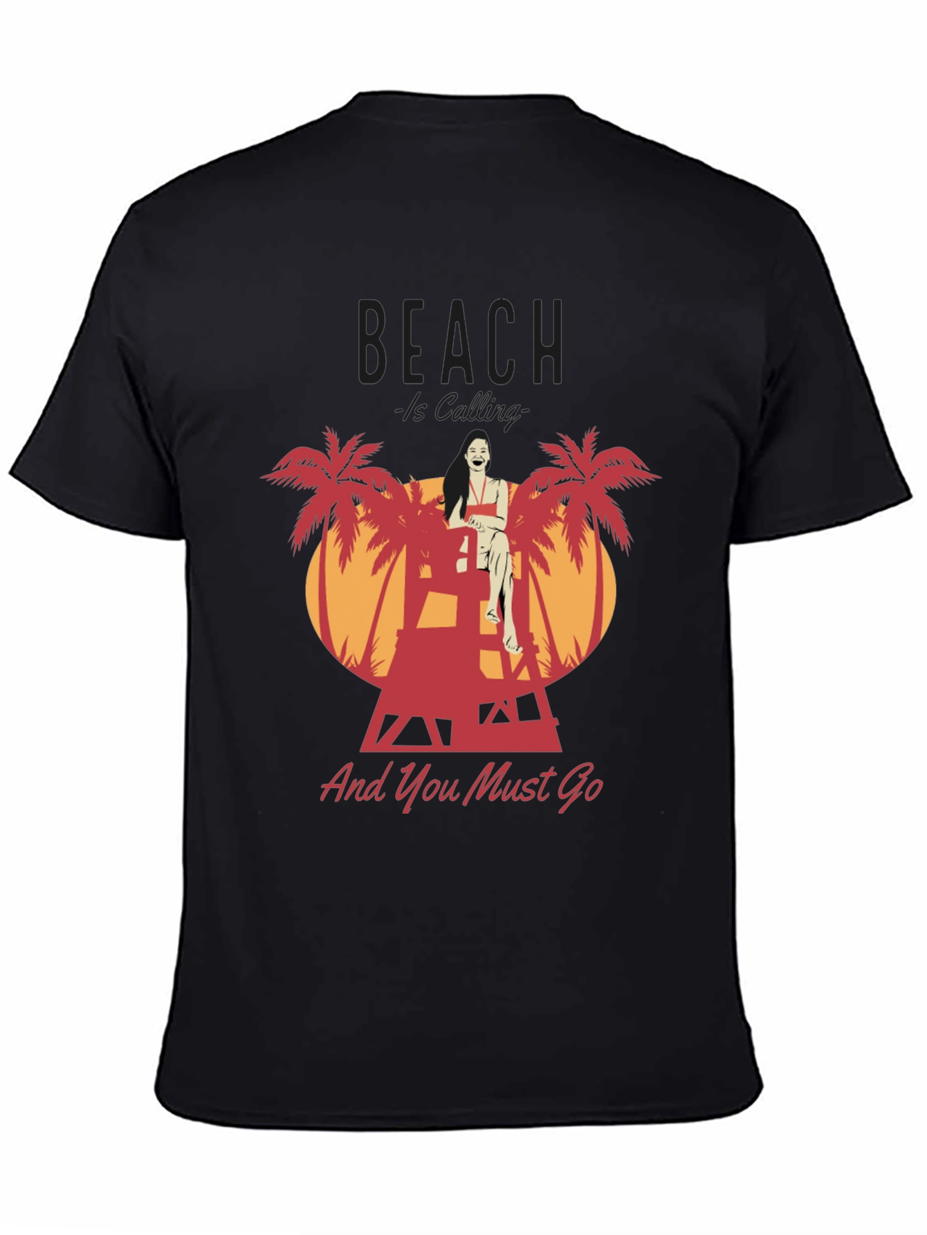 Beach Lifeguard Graphic T-Shirt - And You Must Go