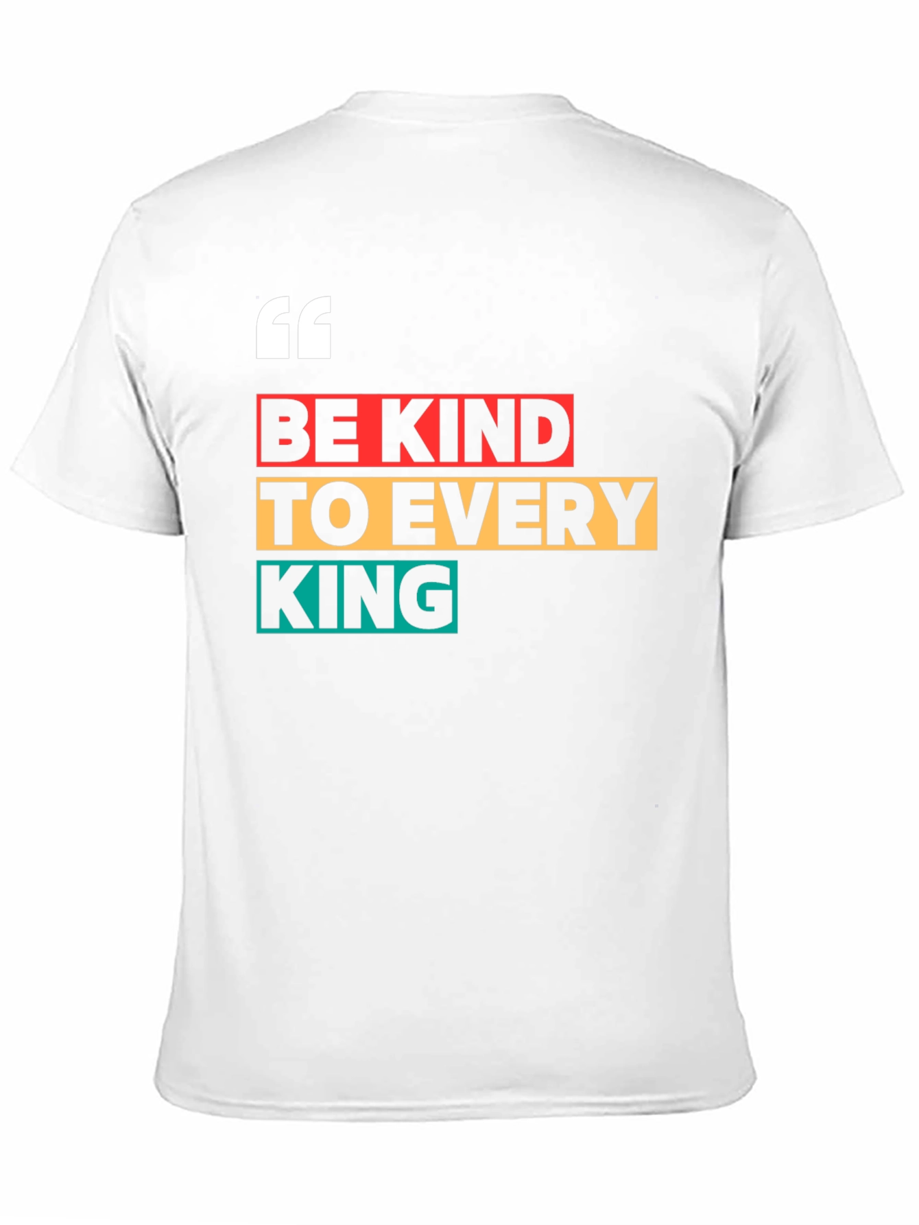 Be Kind To Every King Black Graphic Tee