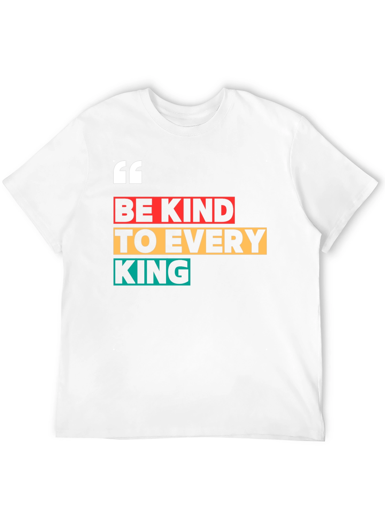 Be Kind To Every King Black Graphic Tee