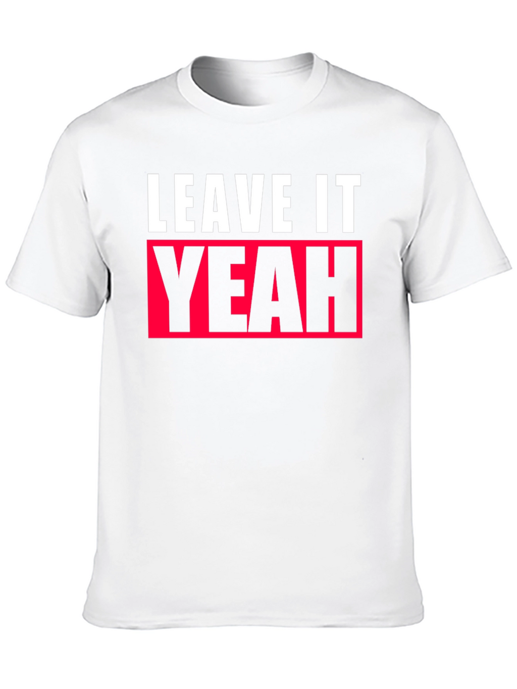 Leave It Yeah Graphic Tee - Black