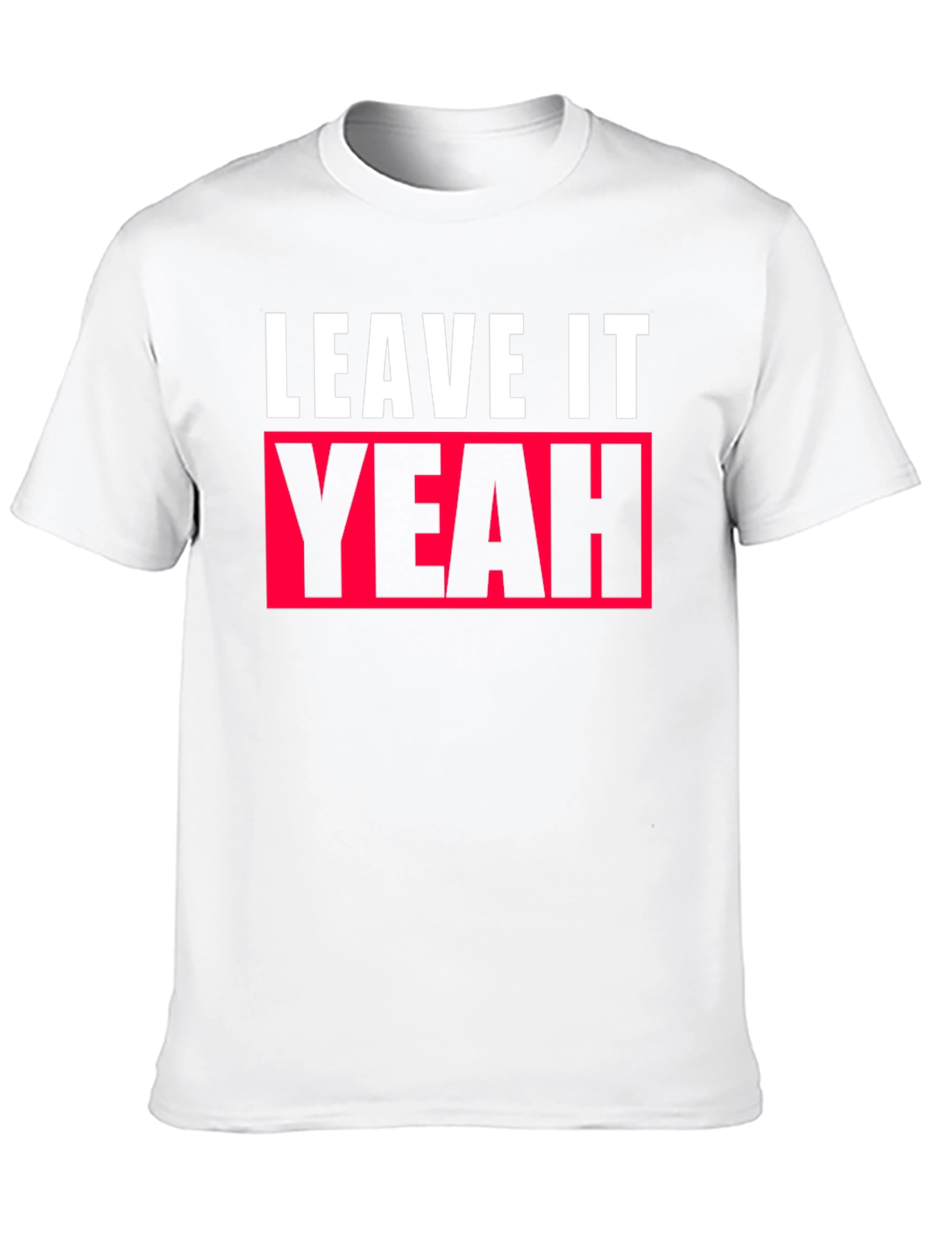 Leave It Yeah Graphic Tee - Black