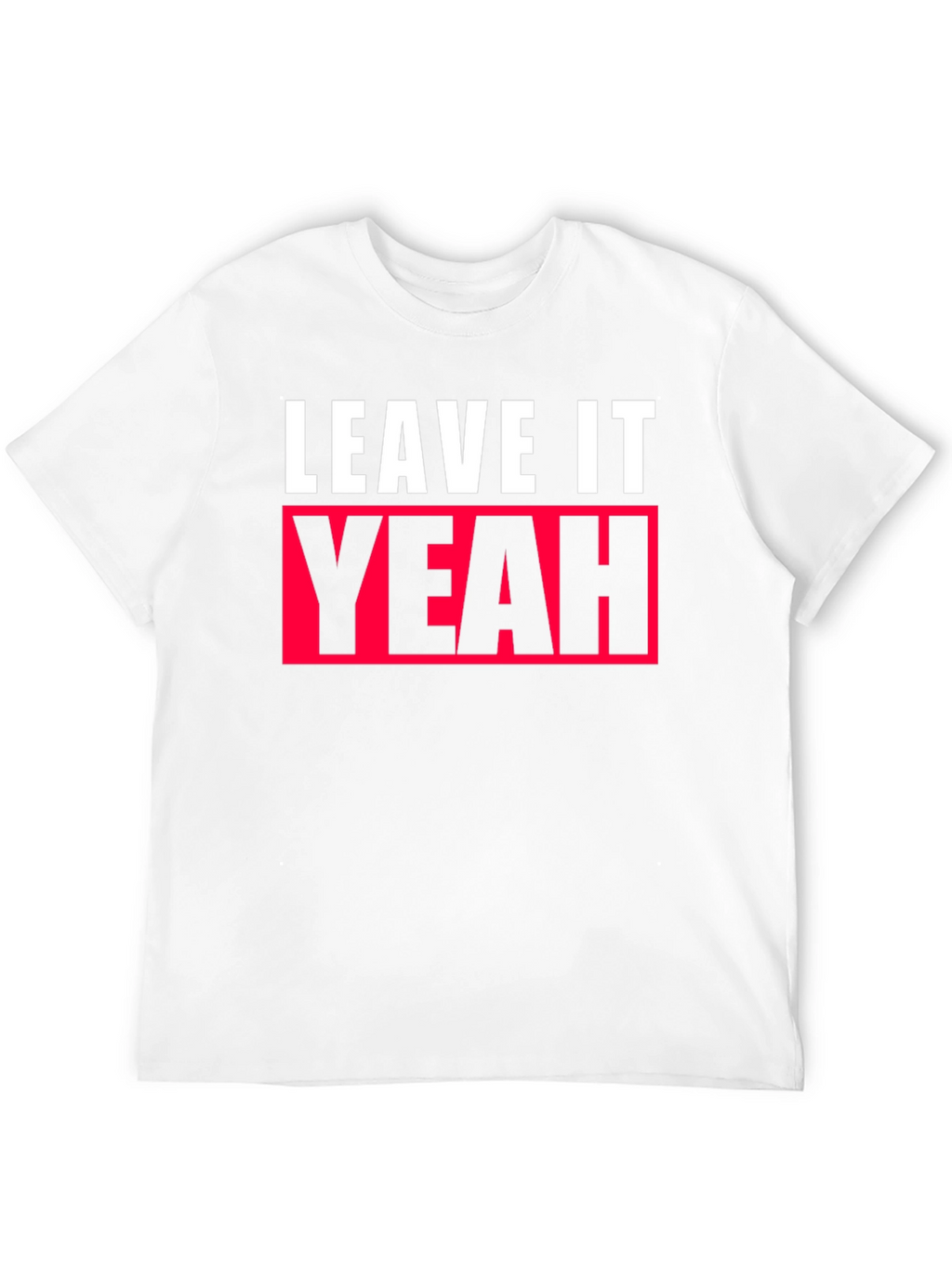 Leave It Yeah Graphic Tee - Black