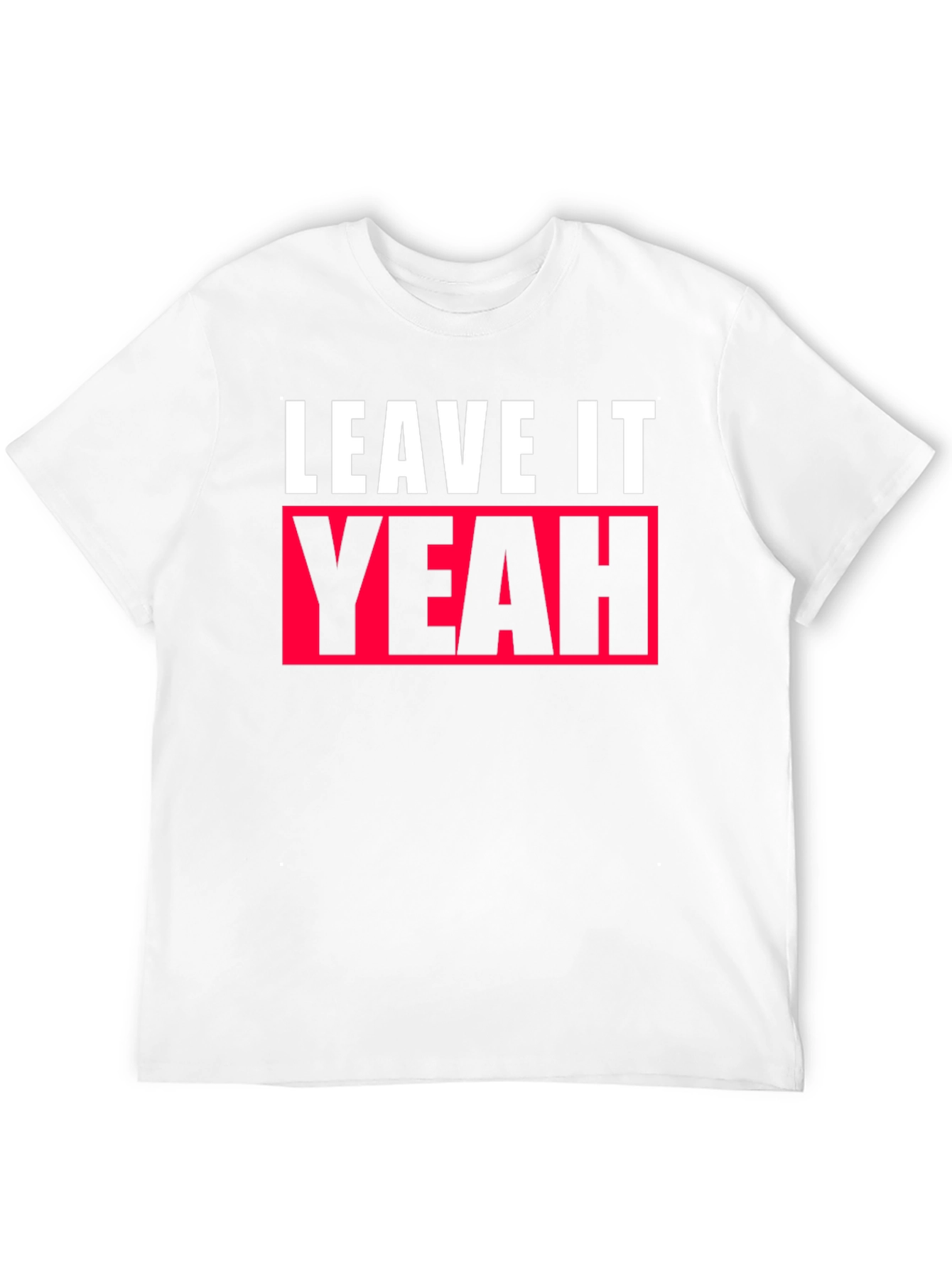 Leave It Yeah Graphic Tee - Black
