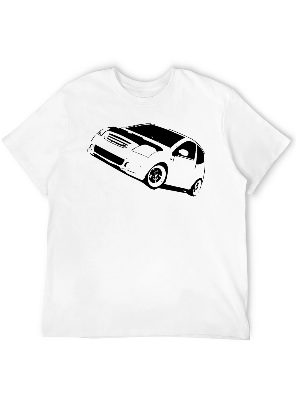 Black Car Graphic Tee - Automotive Style