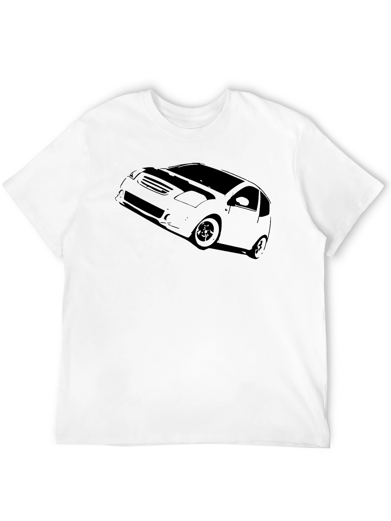 Black Car Graphic Tee - Automotive Style