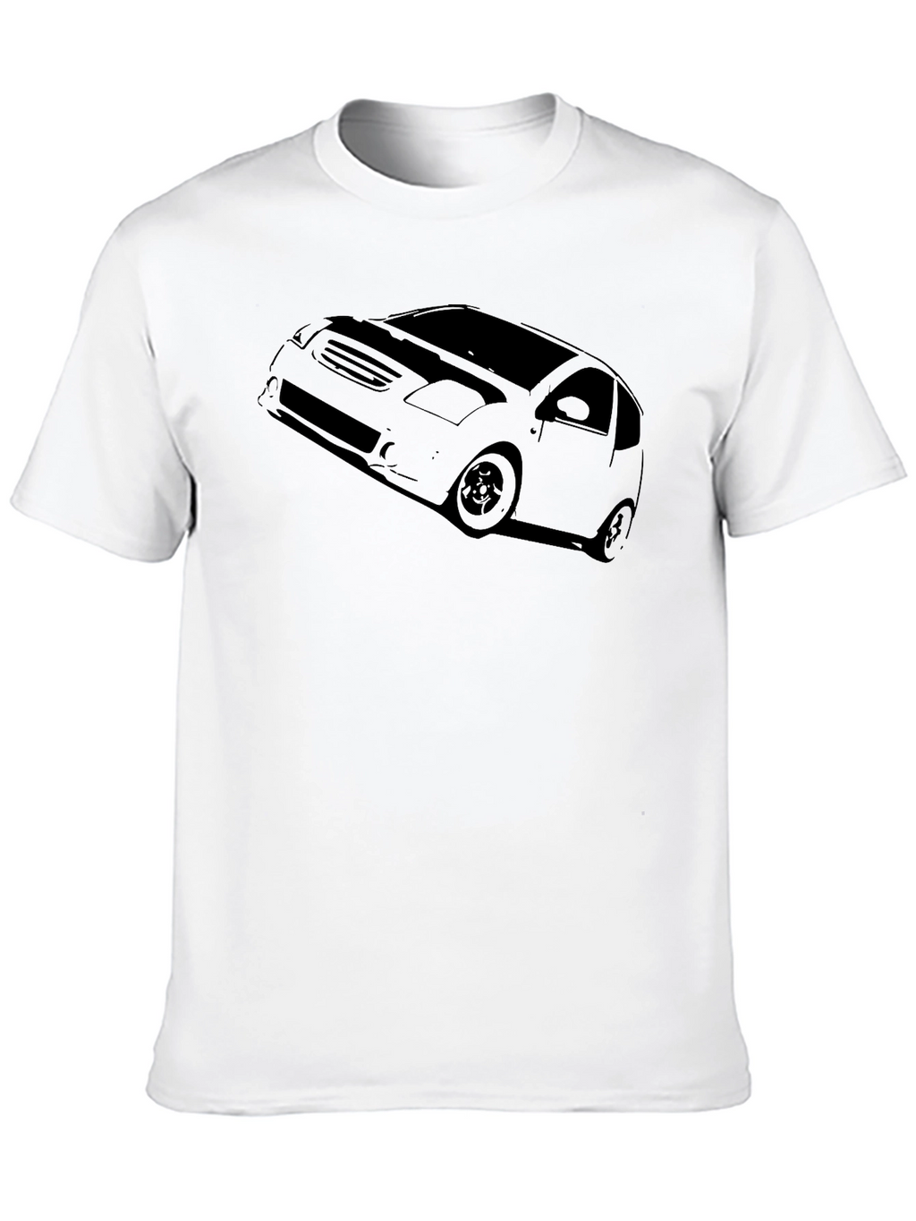 Black Car Graphic Tee - Automotive Style
