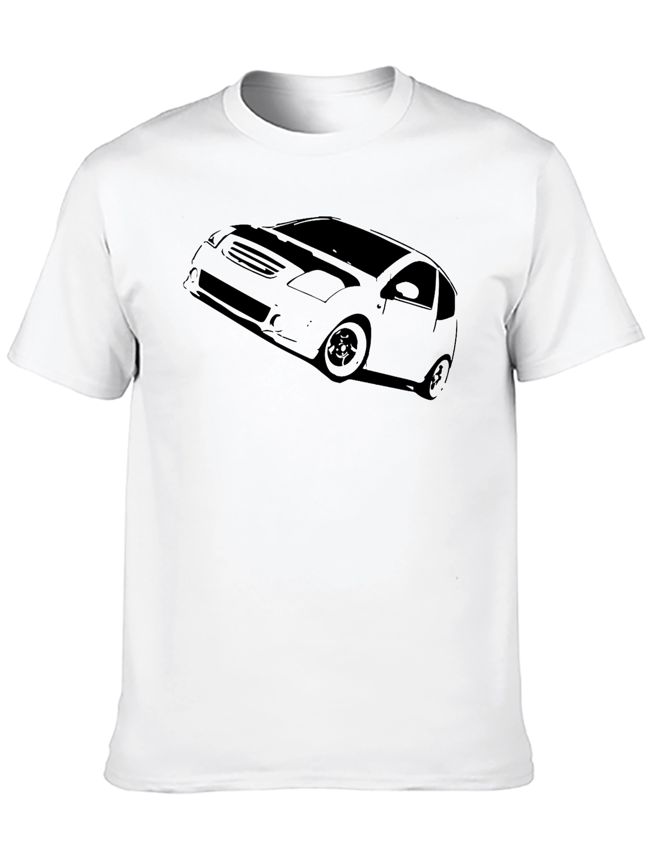 Black Car Graphic Tee - Automotive Style