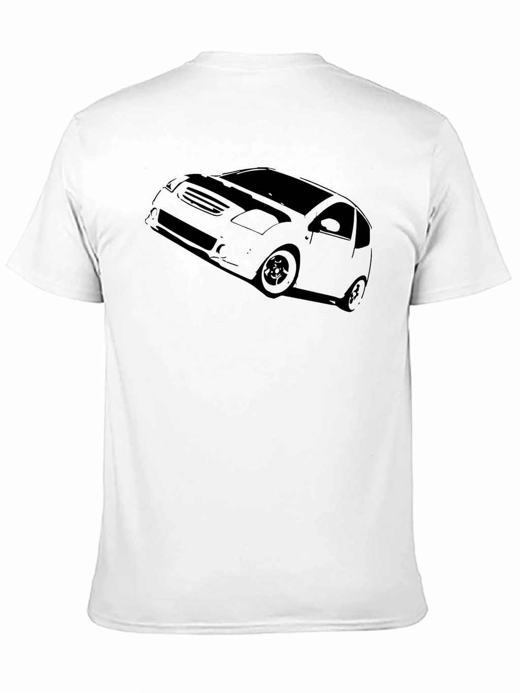 Black Car Graphic Tee - Automotive Style