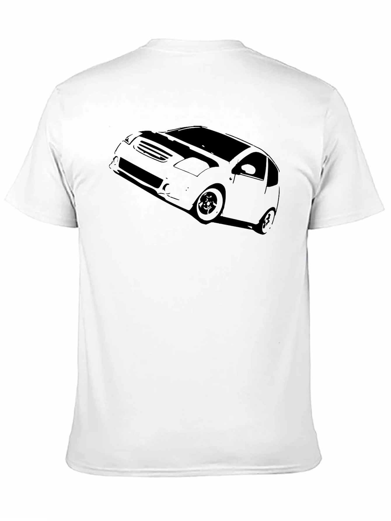 Black Car Graphic Tee - Automotive Style