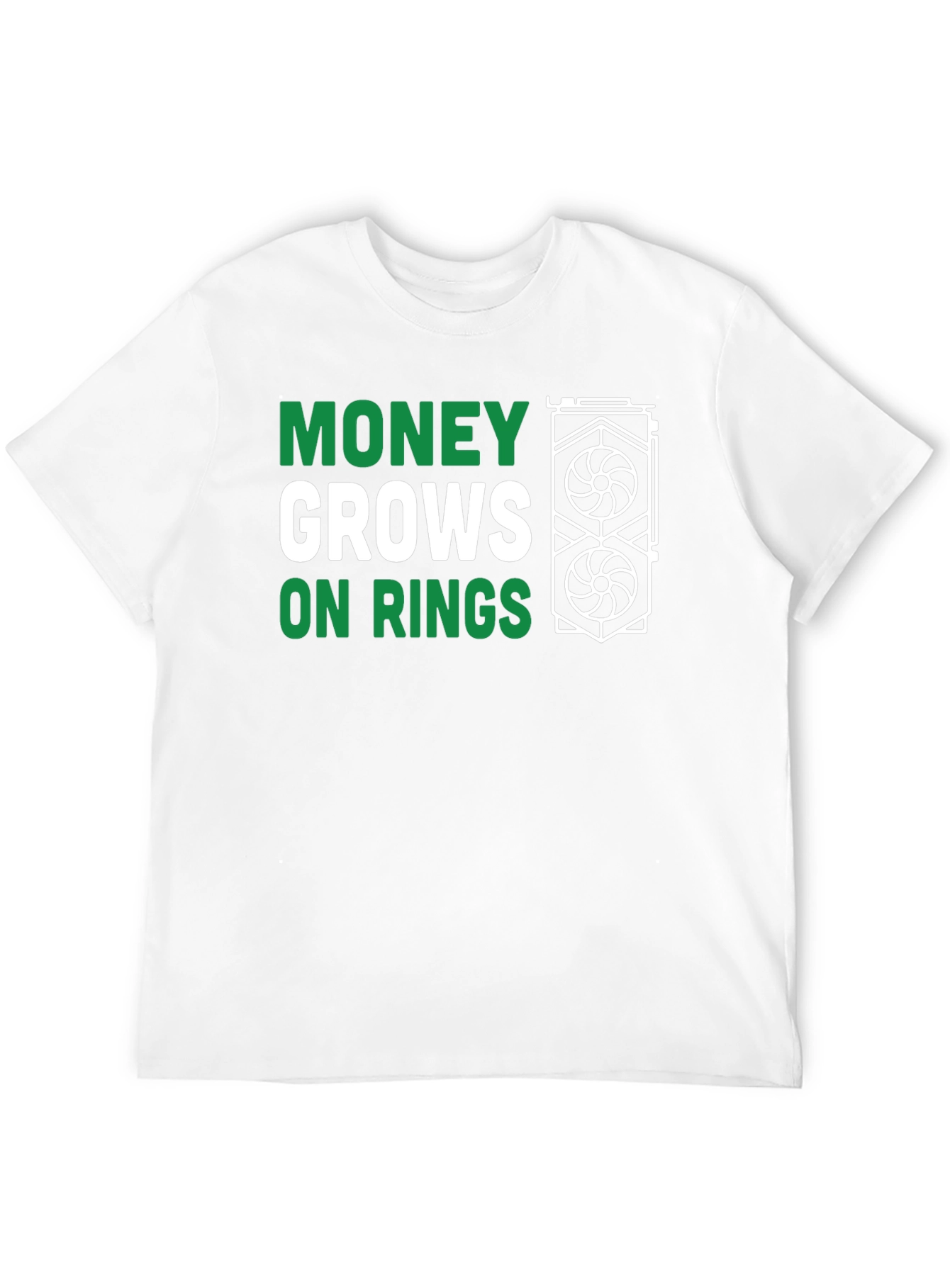 Money Grows on Rigs Black Graphic Tee - Gamer Style