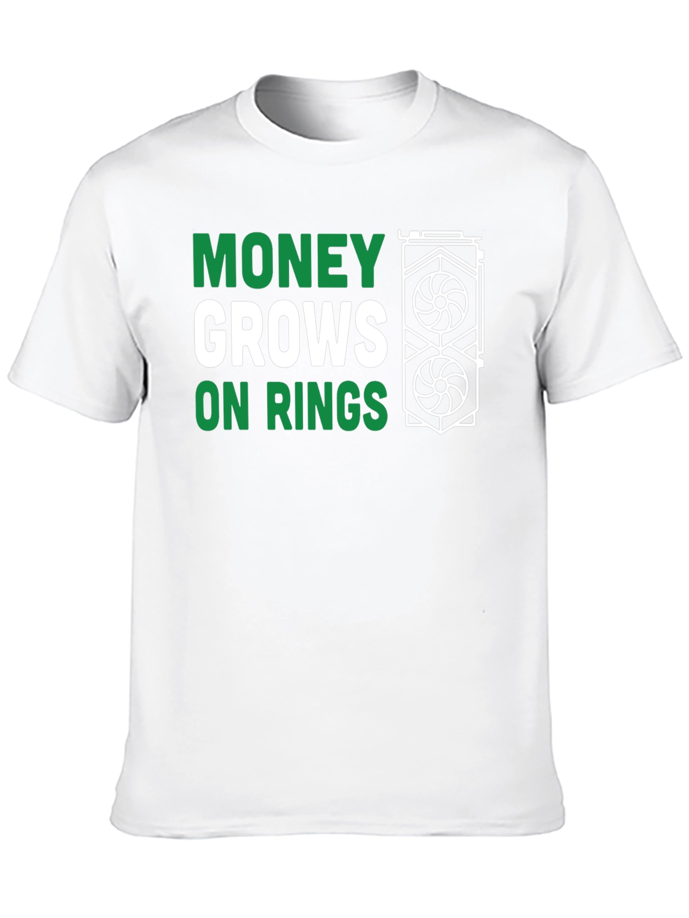 Money Grows on Rigs Black Graphic Tee - Gamer Style